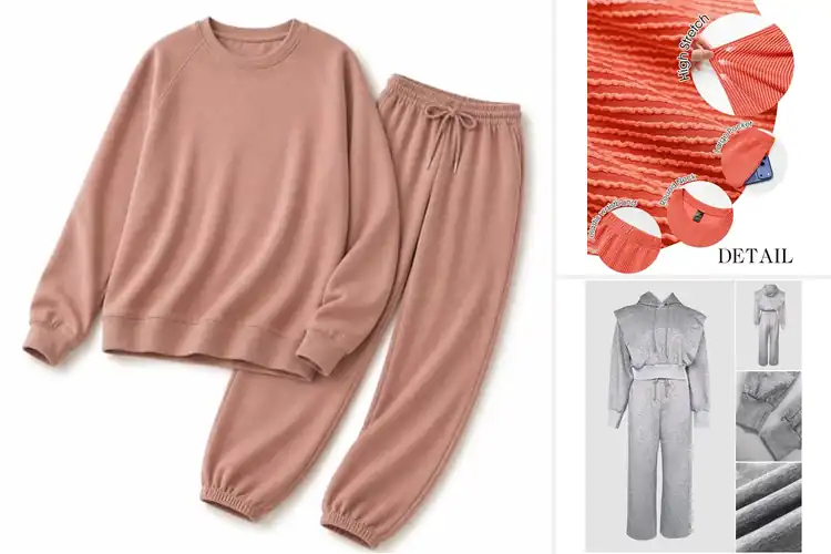 Detailed view of Best 2 Piece Sweatsuit Sets: Top 6 Cozy & Stylish Picks