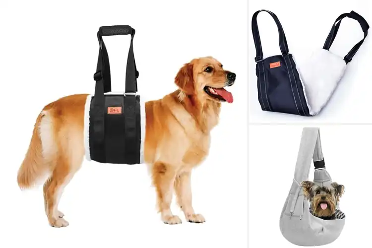 Detailed view of Best Adjustable Dog Slings for Easy Mobility