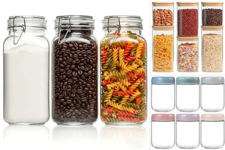 Detailed view of Best Airtight Glass Storage Jars