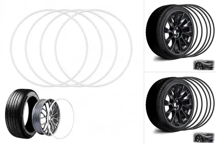 Detailed view of Best Aluminum Alloy Wheel Rim Trim Rings