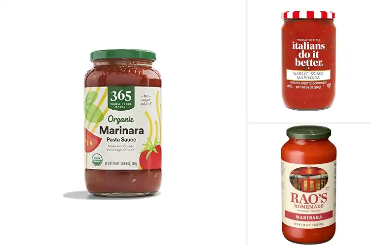 Detailed view of Best Authentic Marinara Pasta Sauces