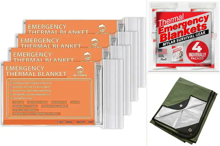Detailed view of Best Backpacking Thermal Blankets