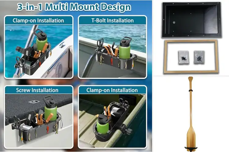 Detailed view of Best Boat Pedal Organizers for Easy Gear Access