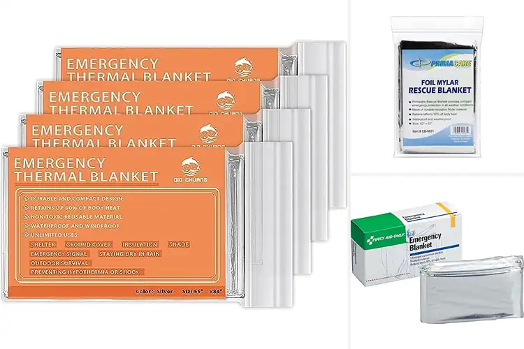 Detailed view of Best First Aid Shock Blankets