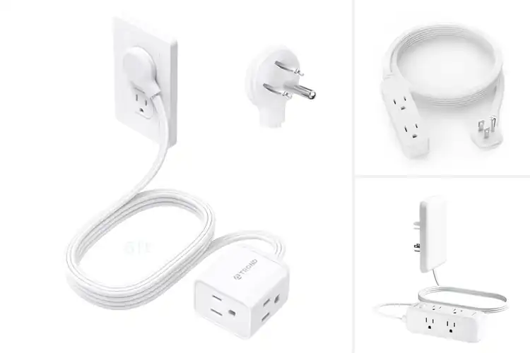 Detailed view of Best Flat Plug Extension Cords