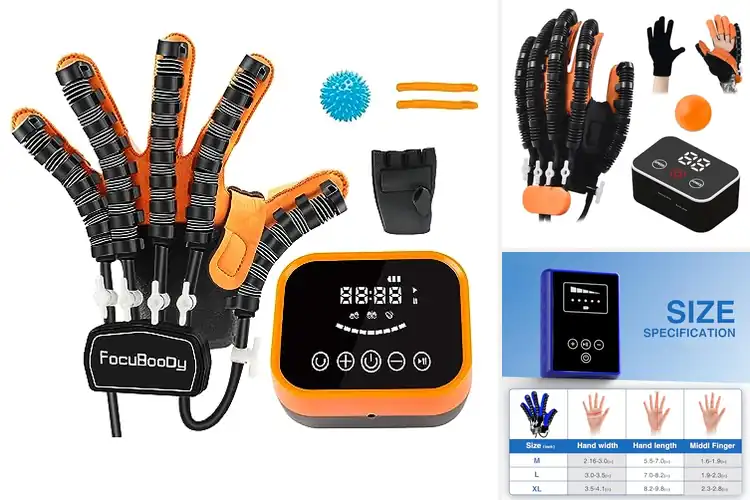 Detailed view of Best Hand Rehabilitation Gloves