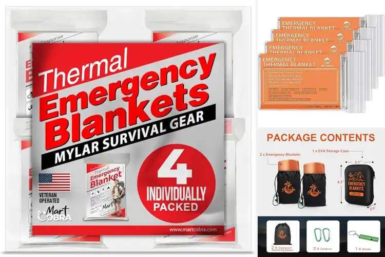 Detailed view of Best Hiking Survival Blankets