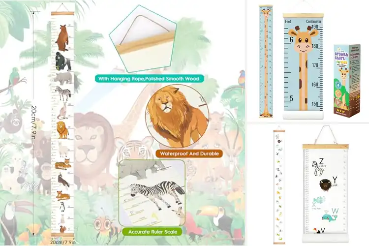 Detailed view of Best Kids Growth Chart Sizers: Track Growth with Style & Fun
