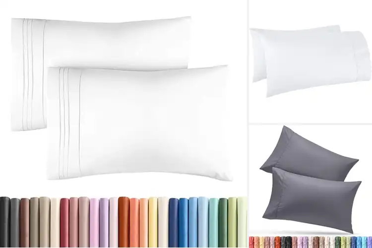 Detailed view of Best King Pillow Cases Set Of 2