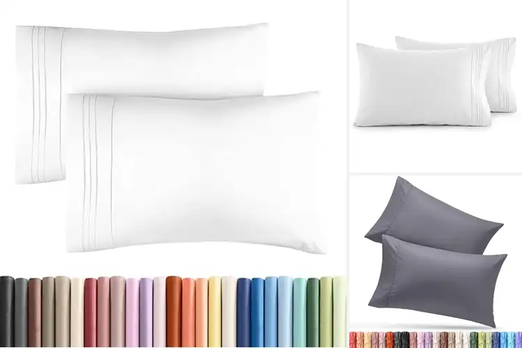 Detailed view of Best King Size Pillowcases Set Of 2