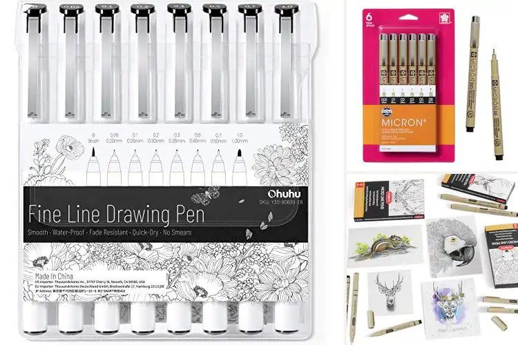 Detailed view of Best Micro Tip Pens For Illustration