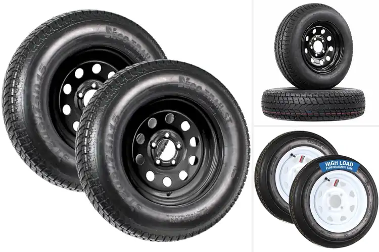 Detailed view of Best Mounted Trailer Wheel Assemblies