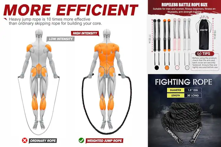 Detailed view of Best Muscle Building Ropes