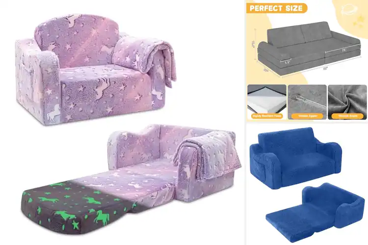 Detailed view of Best No Assembly Kids Couches