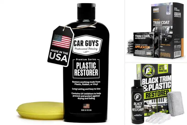 Detailed view of Best Plastic Trim Restorers: Restore Deep Black Finish
