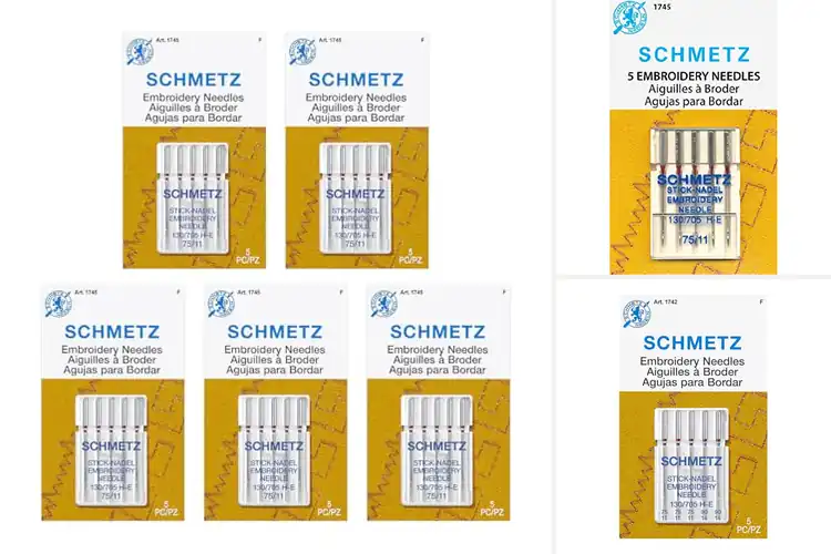 Detailed view of Best Precision Embroidery Needles