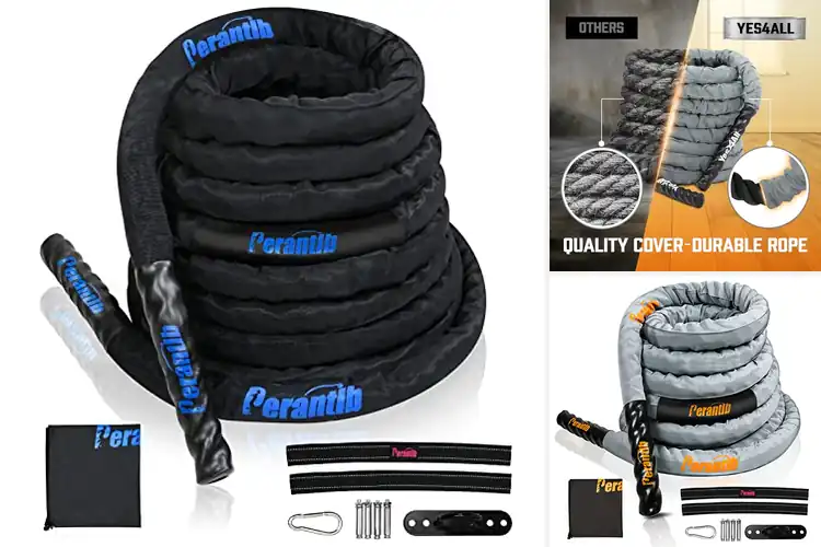 Detailed view of Best Protective Sleeve Battle Ropes