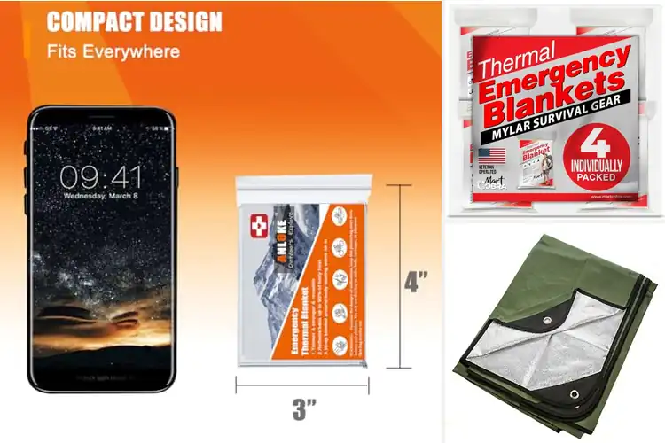 Detailed view of Best Reusable Mylar Blankets: Stay Warm, Adventure Longer
