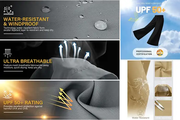 Detailed view of Best Sun Protection Pants