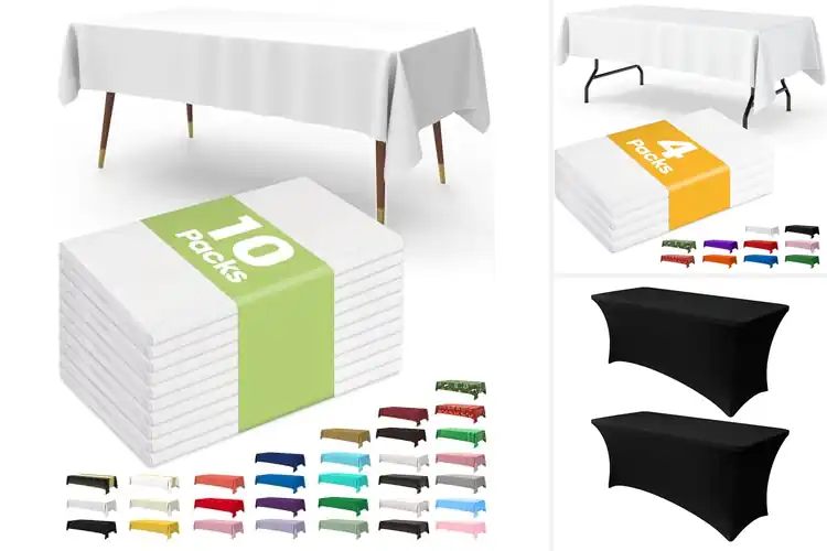 Detailed view of Best Table Covers for Stress‑Free Event Setup