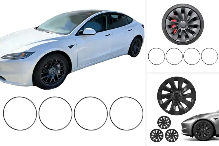 Detailed view of Best Tesla Model 3 Rim Guards