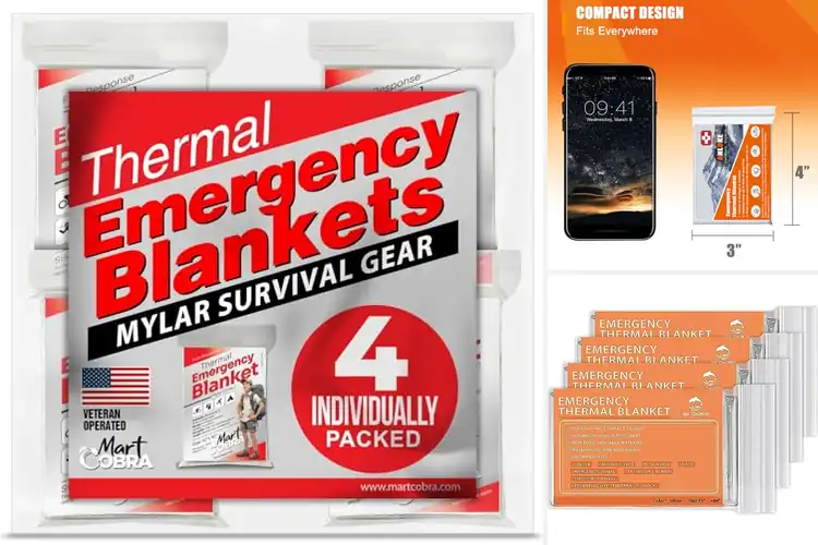 Detailed view of Best Thermal Survival Space Blankets