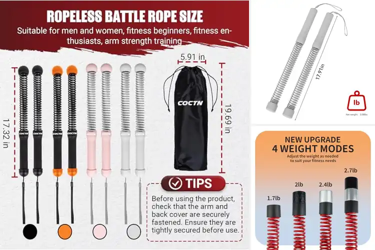 Detailed view of Best Weighted Battle Ropes