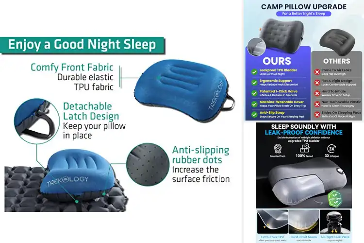 Detailed view of Best Wide Backpacking Pillows